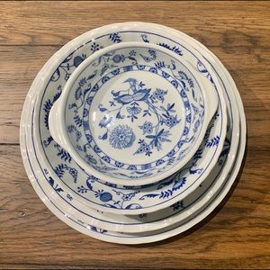 Blue Elbe by Sayo porcelain dishes